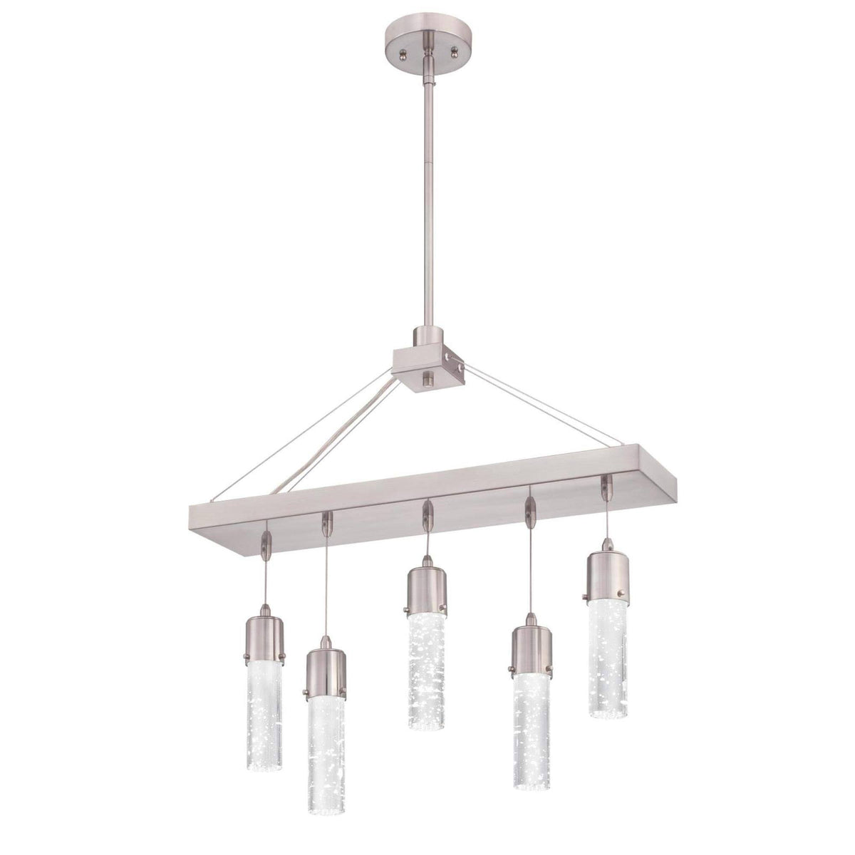 Brushed Nickel 5-Light LED Chandelier U21226