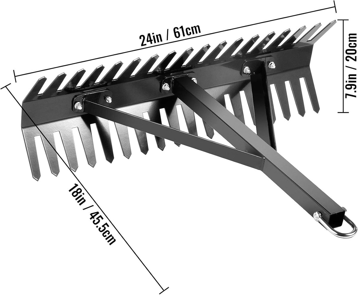 24 inch Double Sided Aquatic Weed Rake with 66 ft Rope Y35568