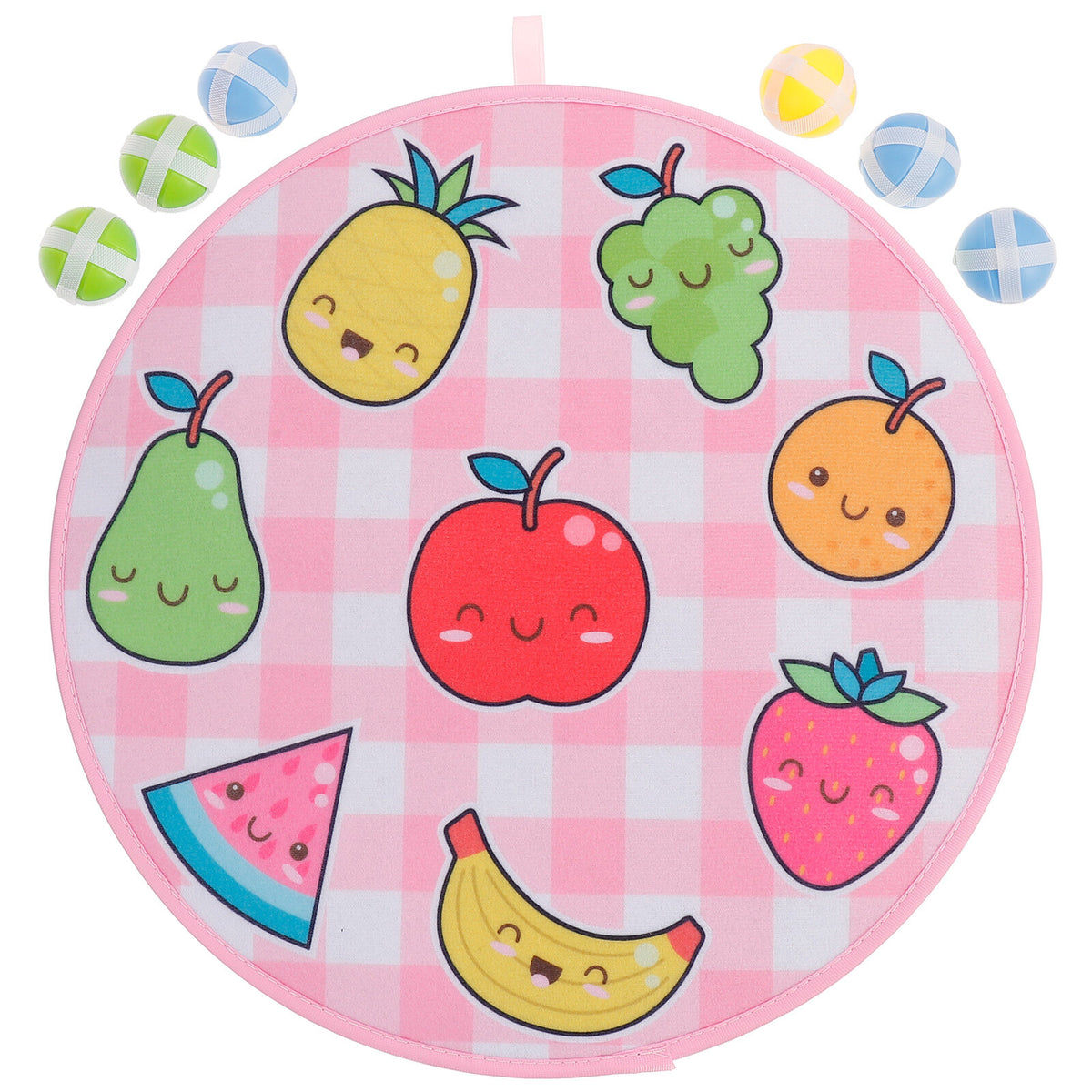 Fruit Pattern Dart Board Toy Set X514607