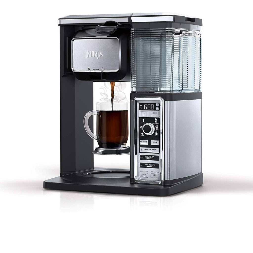 Single Serve and Carafe Coffee System with Built in Frother B22163
