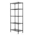 Black 5-Tier Heavy Duty Steel Storage Shelving Unit N67953