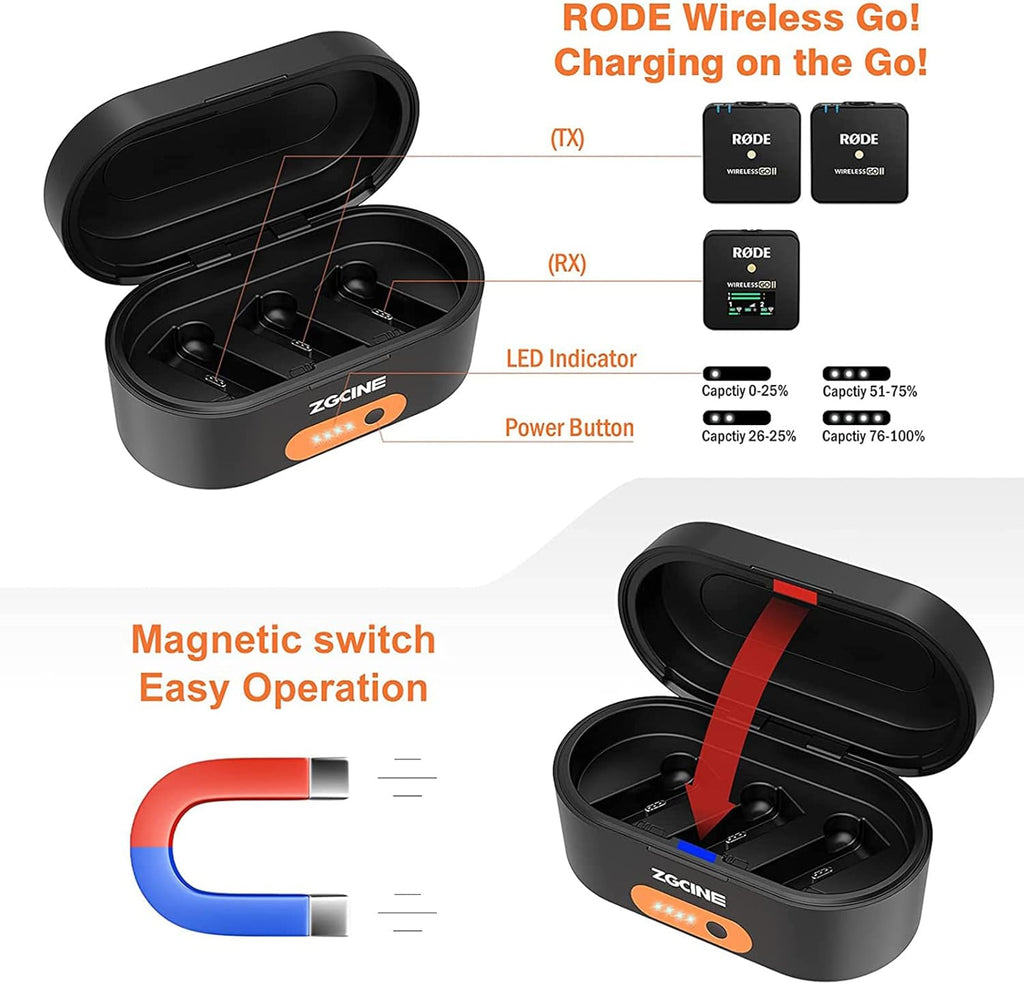 Wireless Charging Case with 3400mAh Built-in Battery H60074