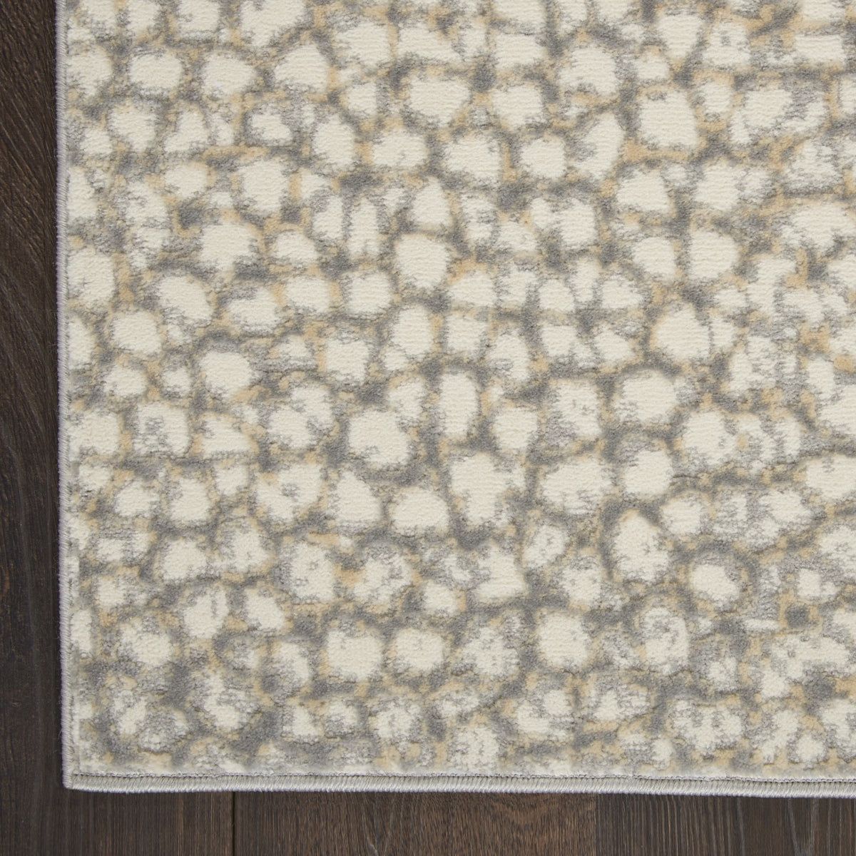 Modern Abstract Ivory/Beige/Grey 8' x 10' Area Rug M6894