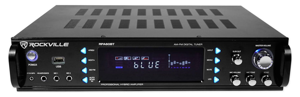 12 3-Way 1000W PA Speakers with Bluetooth Amplifier N719