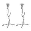 2 Piece Metal Tabletop Candelabra Set U86709