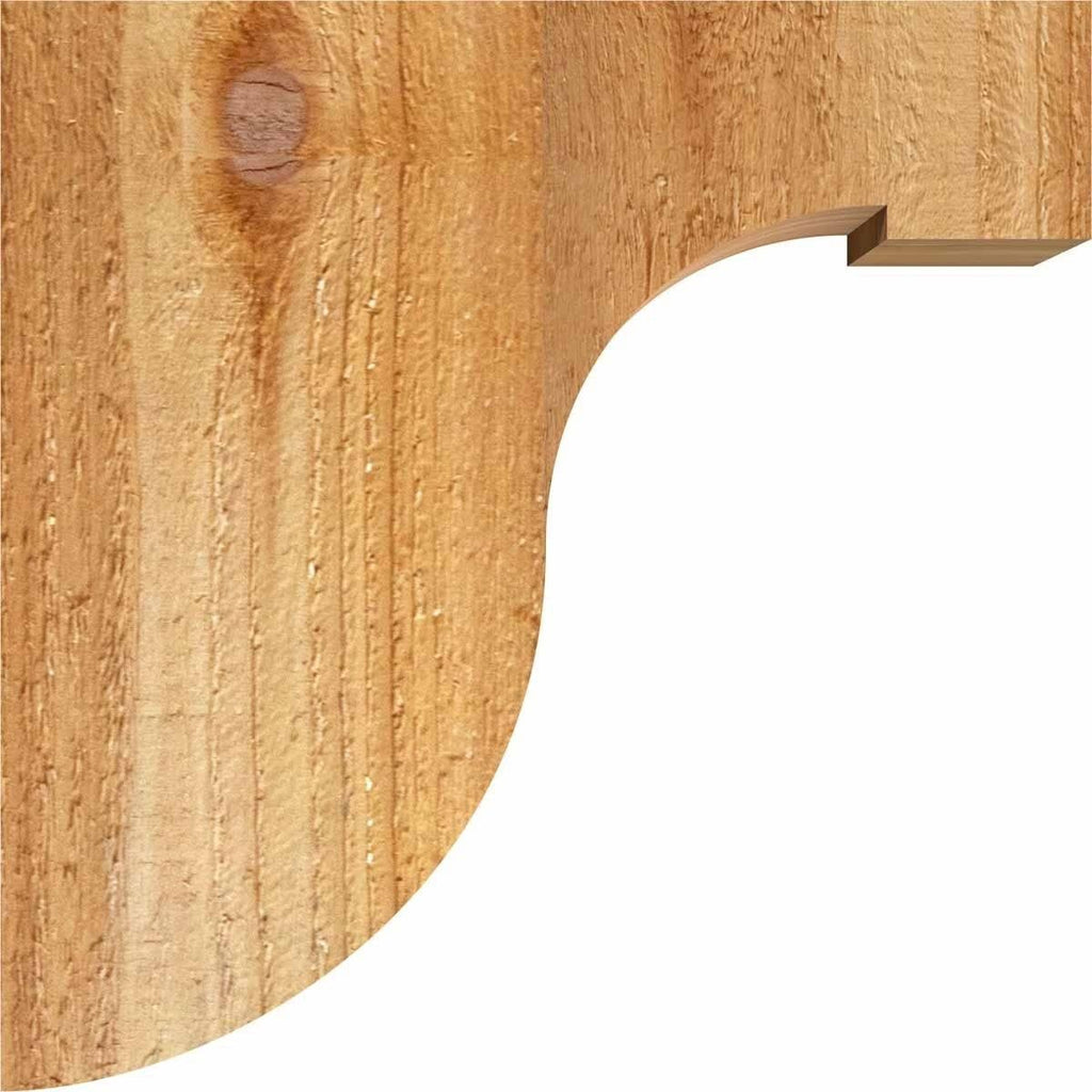 Rough Sawn Corbel, Western Red Cedar L30779