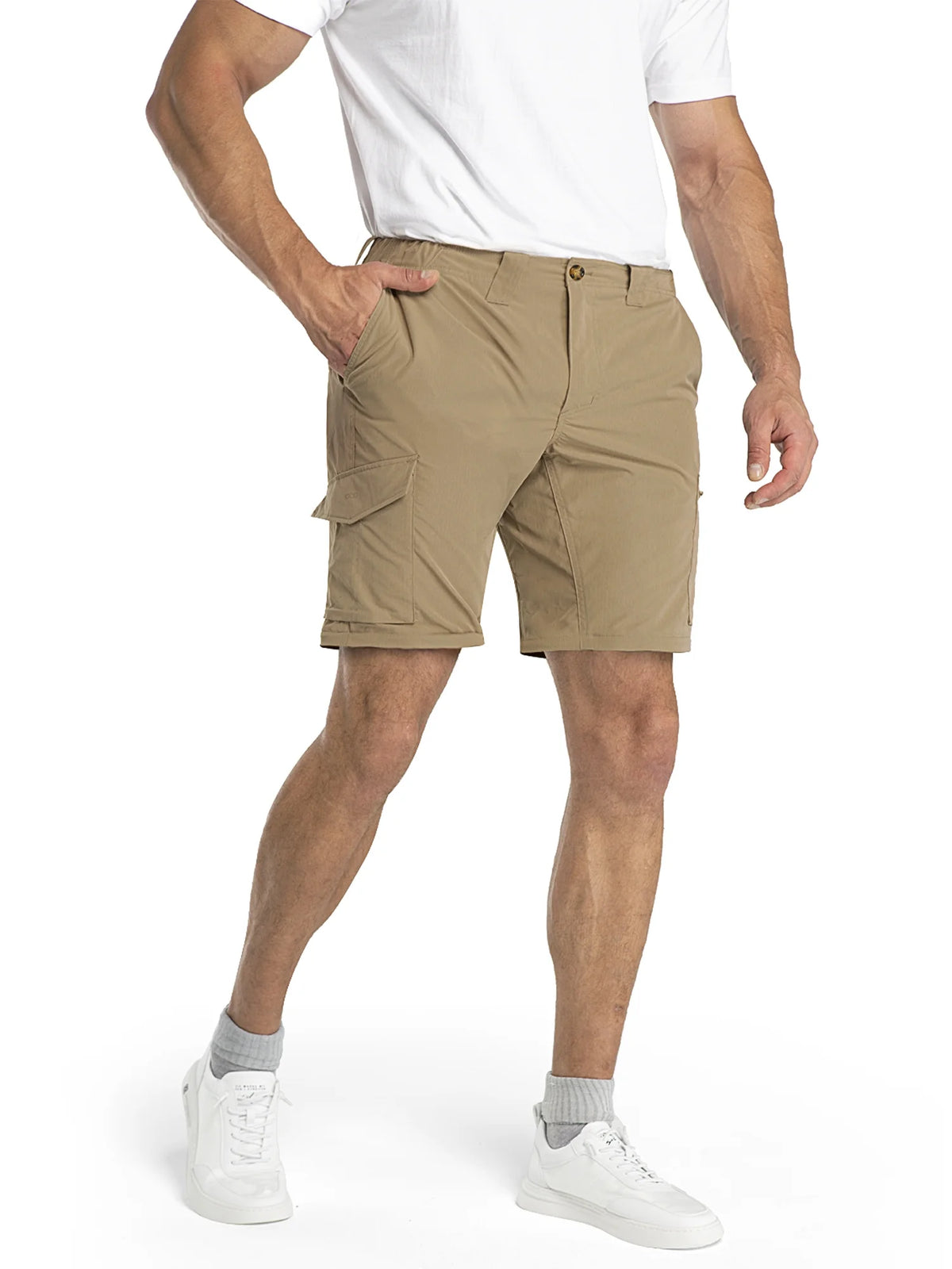 Convertible Quick Dry Stretch Zip-Off Lightweight Cargo Pants K858