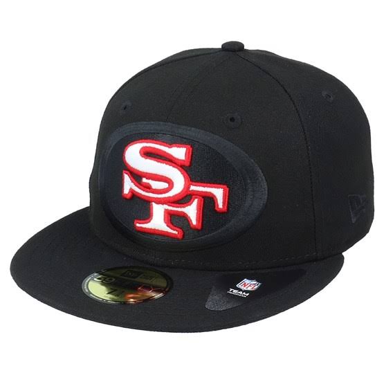 Black San Francisco 49ers Fitted Cap E29618