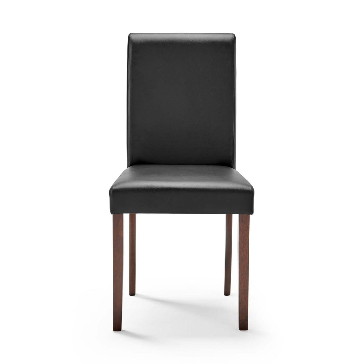 5 Piece Faux Leather Dining Set Cappuccino Black V70314