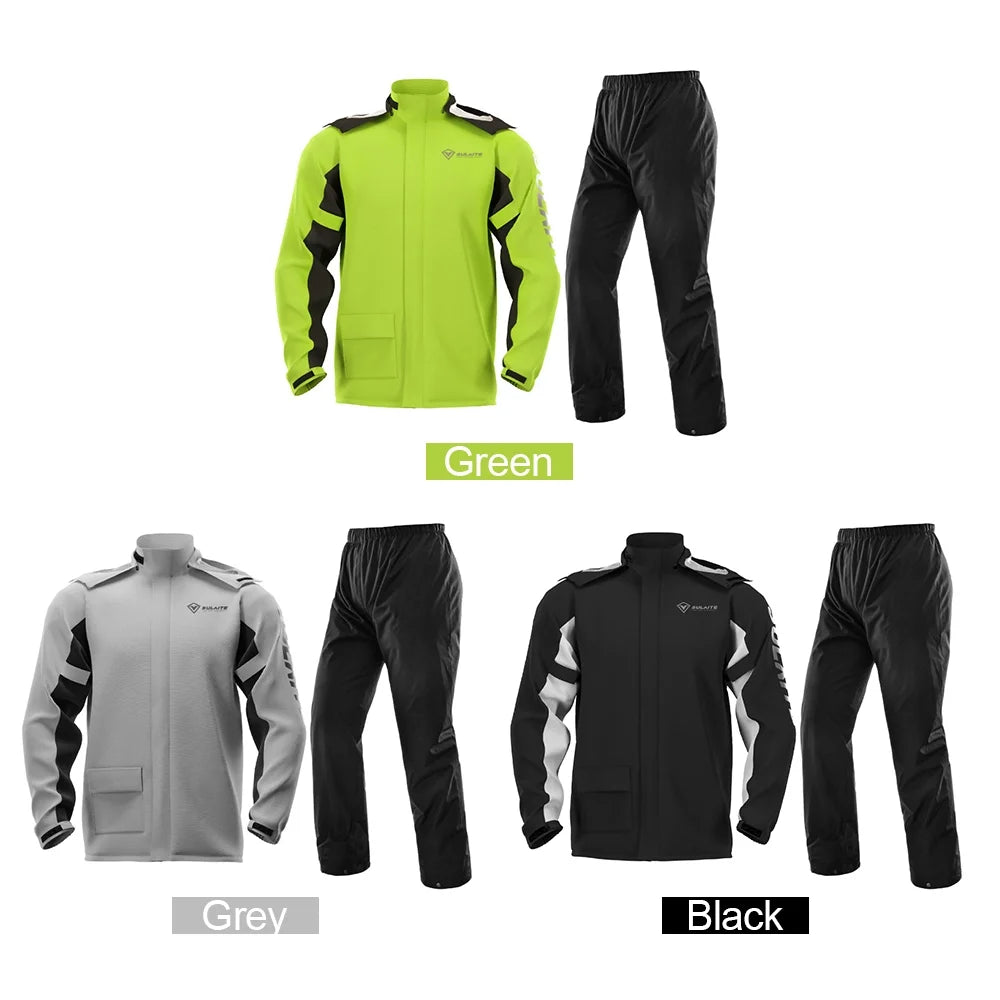 Waterproof Rain Coat Pants Set with Shoes Cover M28314