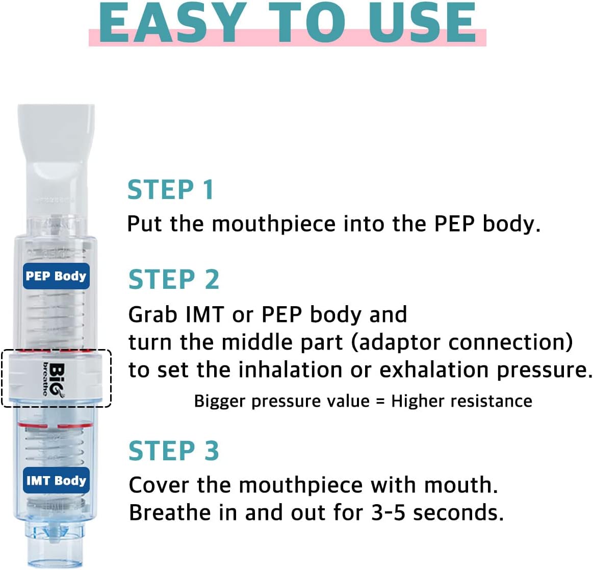 Three-Mode Breathing Exerciser J446099