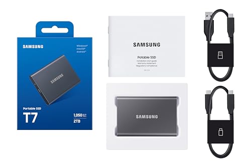 1TB Portable External Solid State Drive, Gray U50991