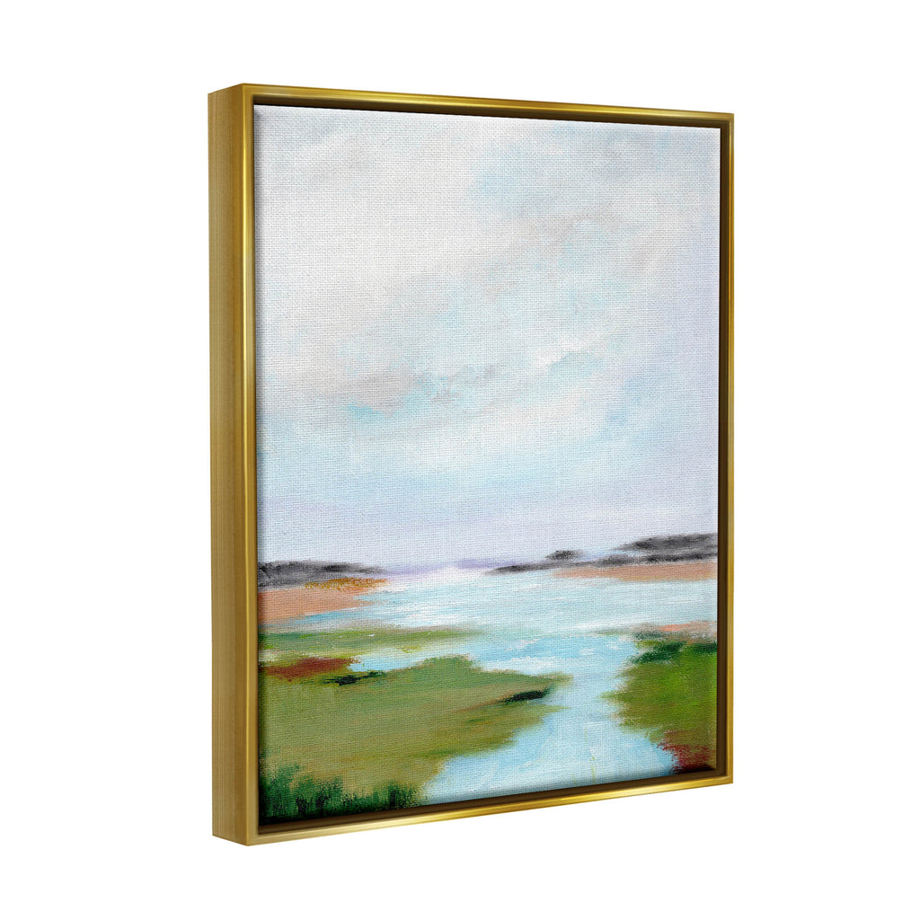Metallic Gold Framed Canvas Print Wall Art P51541