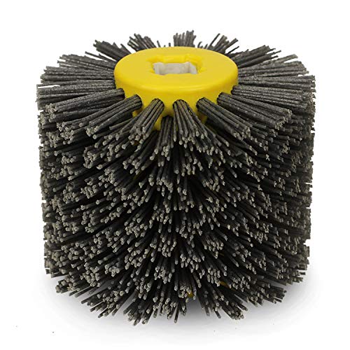 Nylon Wire Brush Drum Rust Remover, 4.5" x 4", Pack of 2 B6288