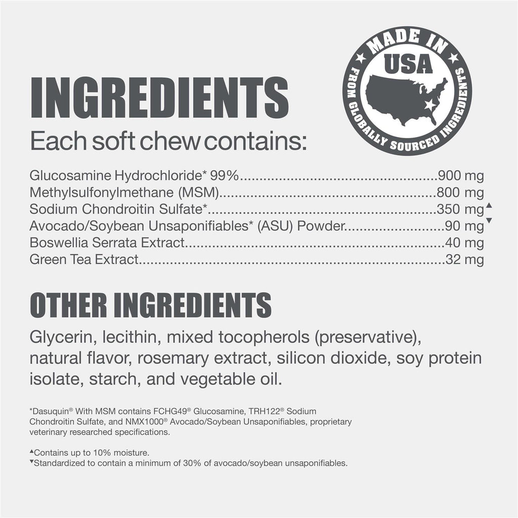 Soft Chews Joint Health Supplement Dogs O64106