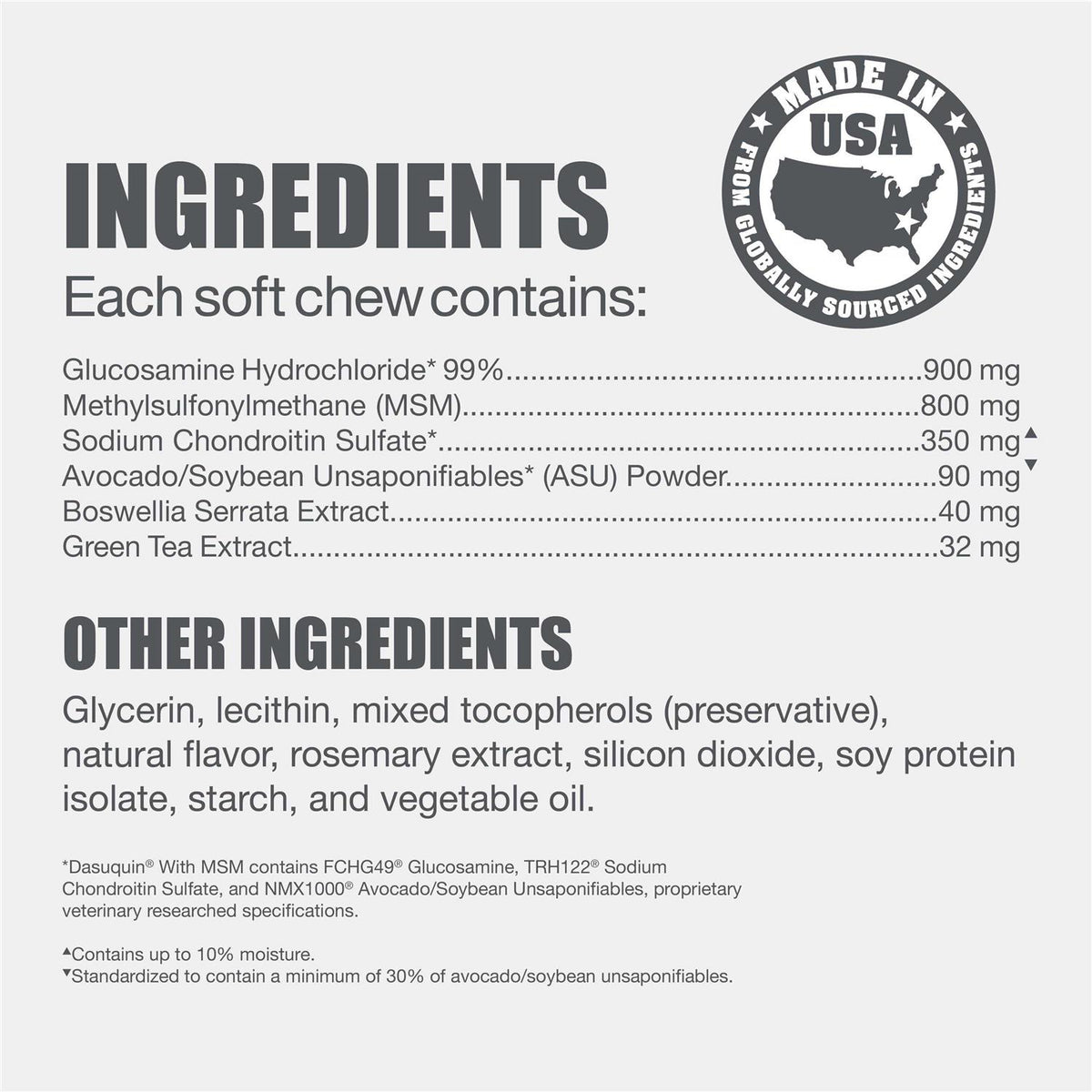 Soft Chews Joint Health Supplement Dogs O64106