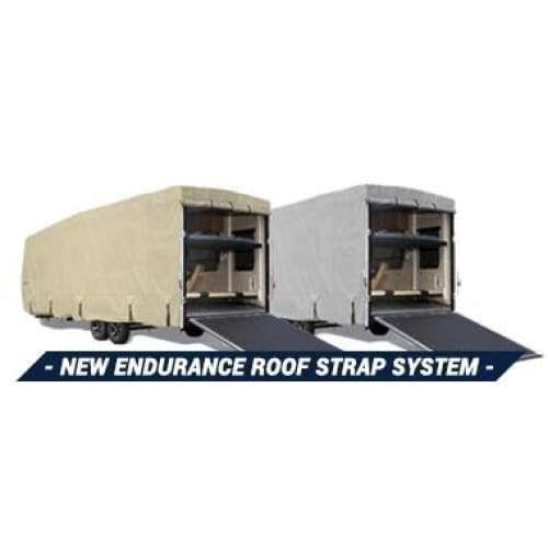 Tan Toy Hauler Trailer Cover O8660