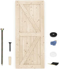 Solid Spruce Wood Sliding Barn Door Slab W68488
