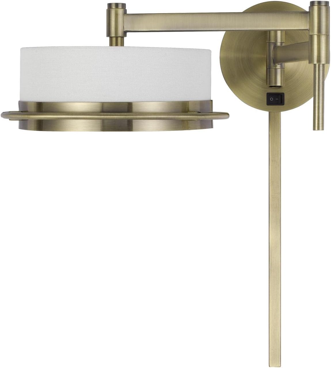 Antique Brass LED Swing Arm Wall Lamp A653526
