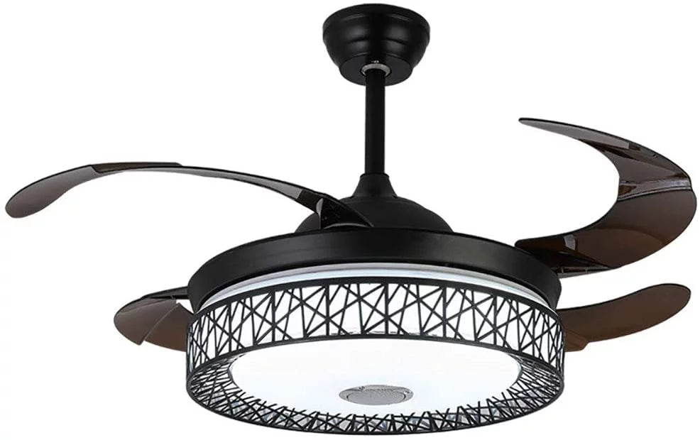 42 Inch Black Ceiling Fan Light with Remote H904