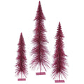 24x22 30x22 36x22 Dark Mauve Glitter Layered Tree Set U75463