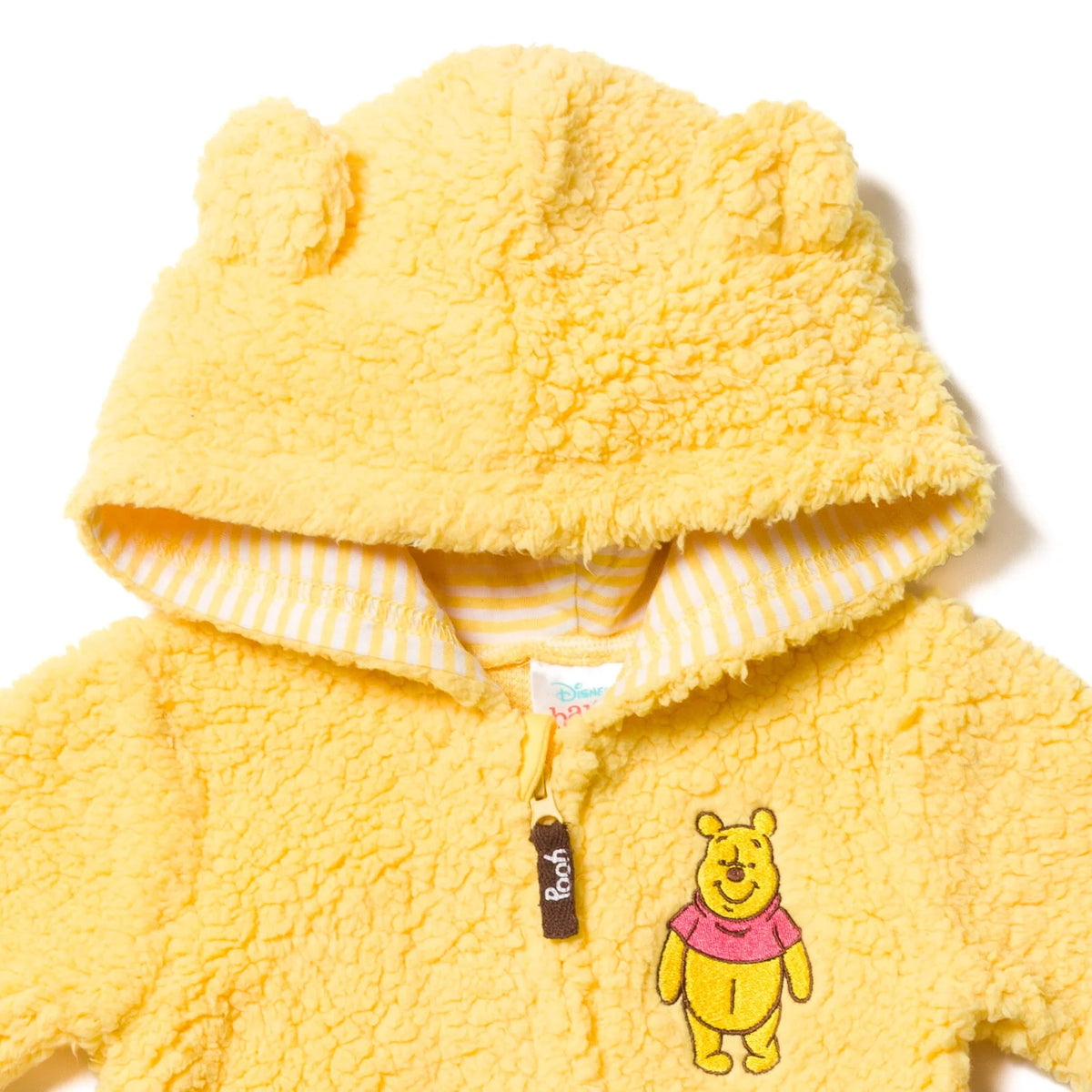 Yellow 12 Months Infant Zip Up Costume Coverall L561