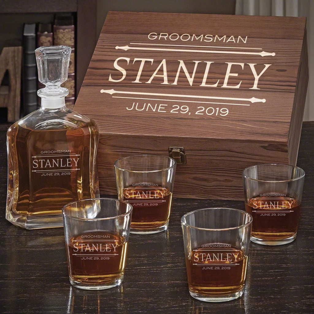 Liquor Decanter Set with Glasses E541799