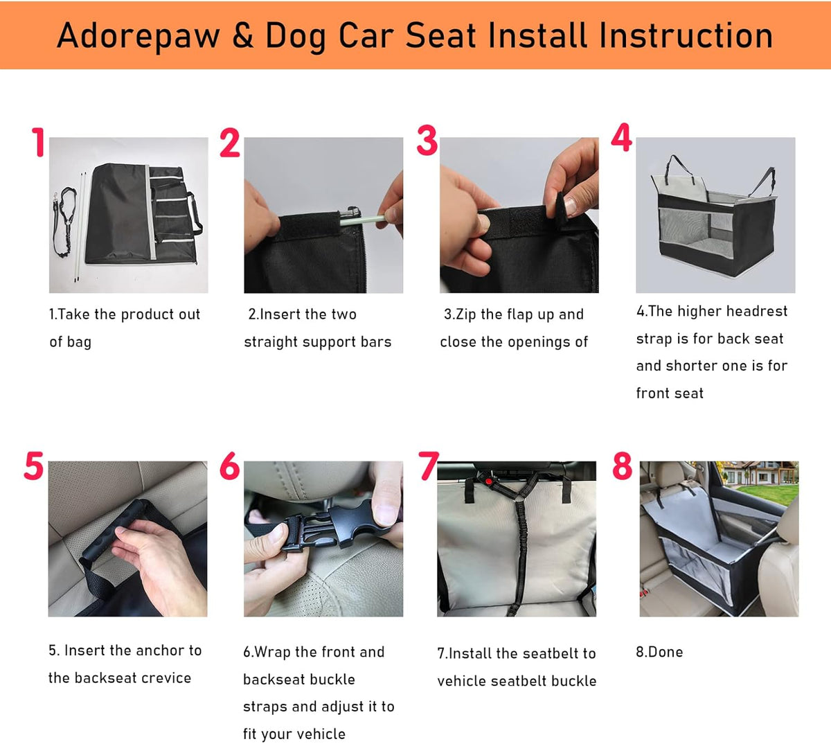 Dog Car Seat for Large Dogs A962151