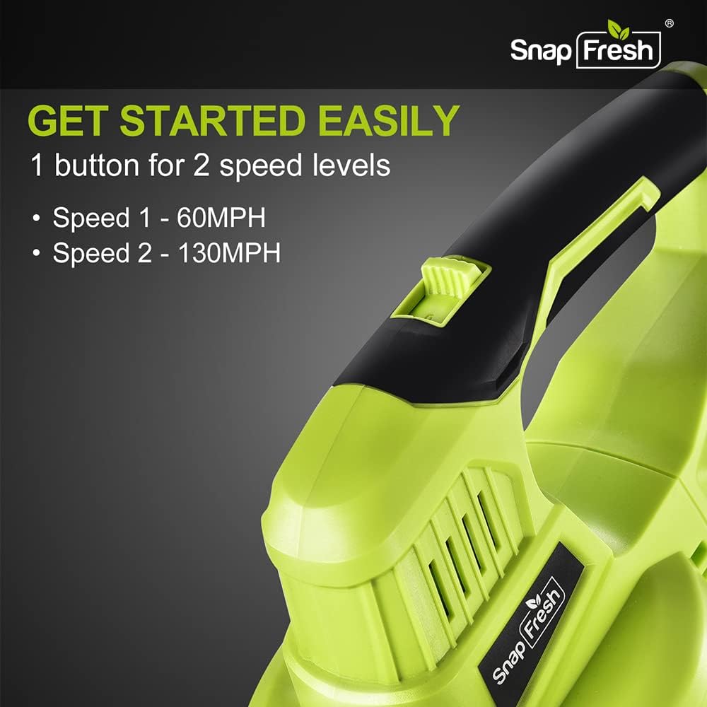 20V Cordless Electric Leaf Blower with Battery & Charger F278