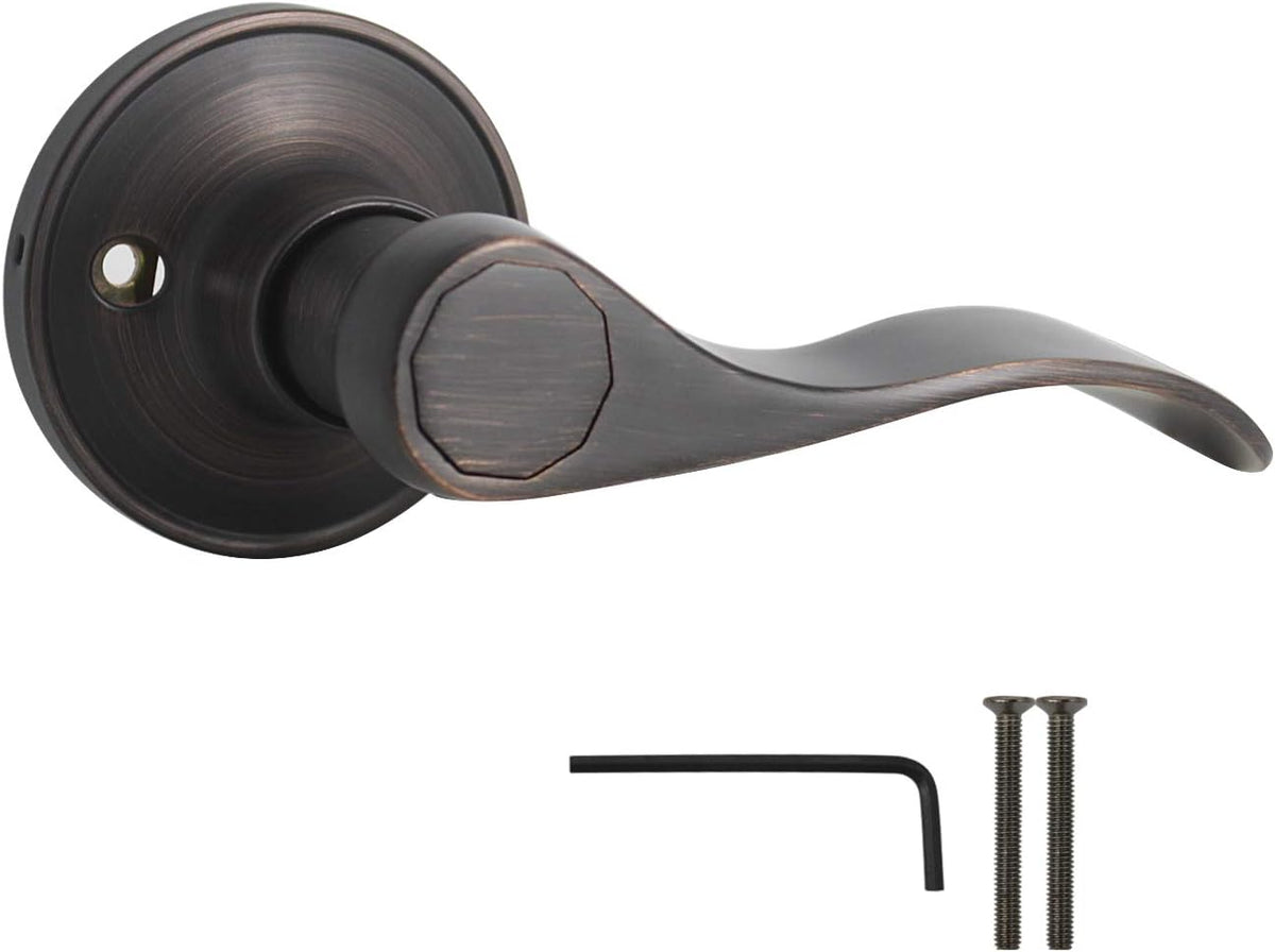 Oil Rubbed Bronze Dummy Door Handles, Right Handed 5 Pack C25600