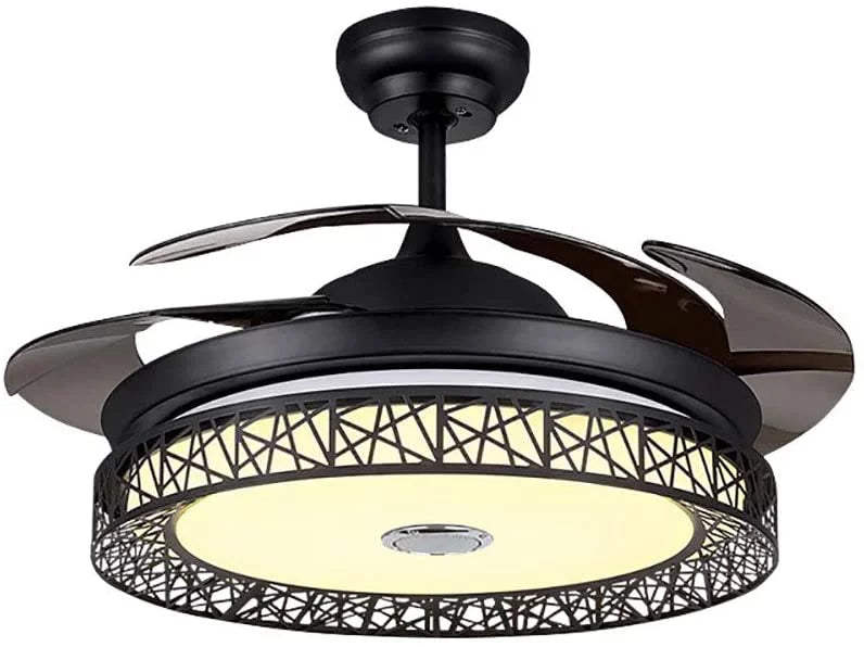 42 Inch Black Ceiling Fan Light with Remote H904