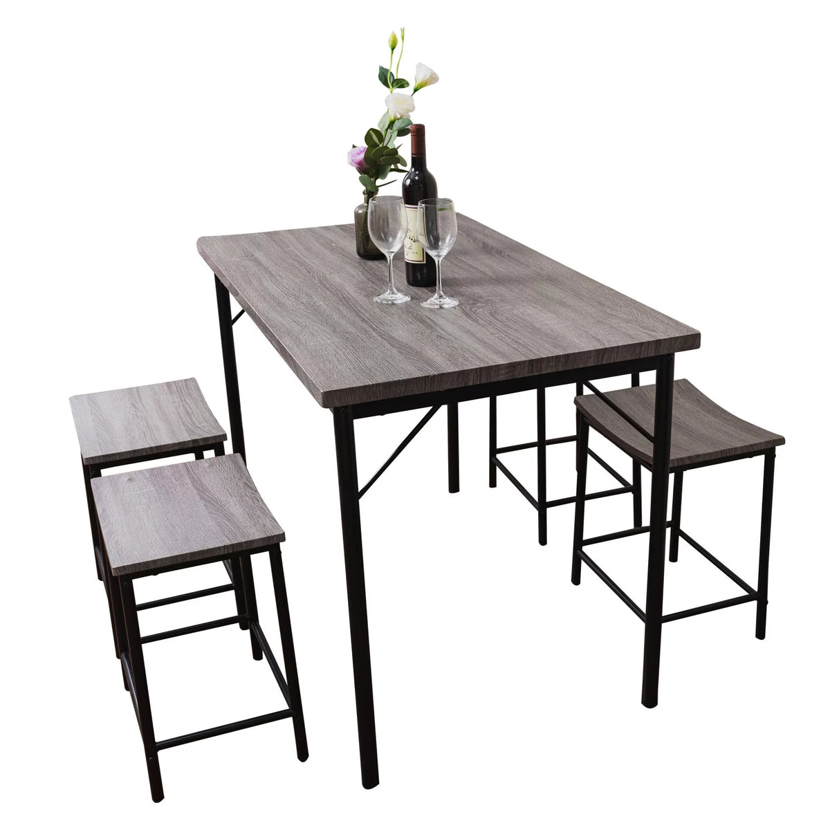 5 Piece Dining Room Set 1 Table and 4 Chairs D8353