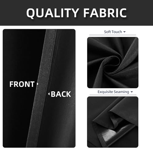 Blackout Curtains 84 inch Long 2 Panel Sets L731030