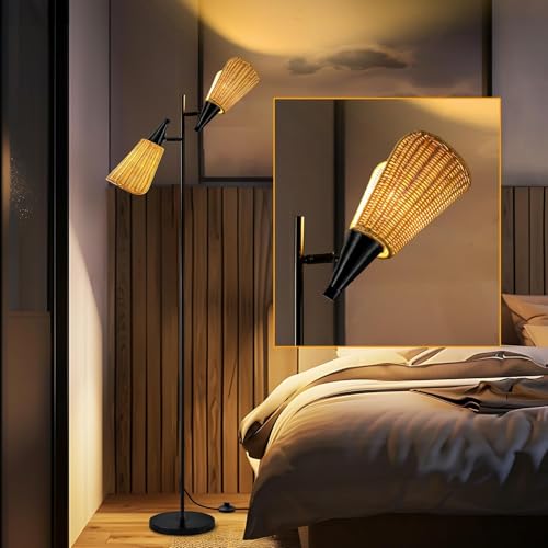 Gold Floor Lamp with Foot Switch Standing Lamp K279137