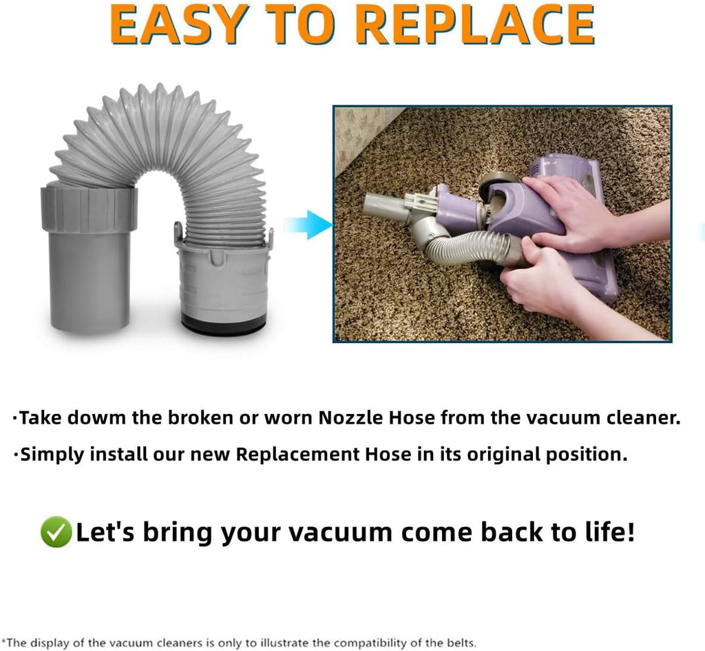 Floor Nozzle Hose and Replacement Belts for Shark Navigator Upright Vacuum Bundle U8402