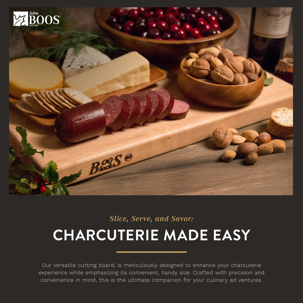Large Maple Wood Cutting Board, 20" x 14" x 1.25" S223474