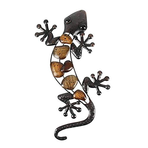 Metal Gecko Wall Decor W213
