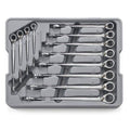 12 Piece Reversible Ratcheting Wrench Set Metric P900