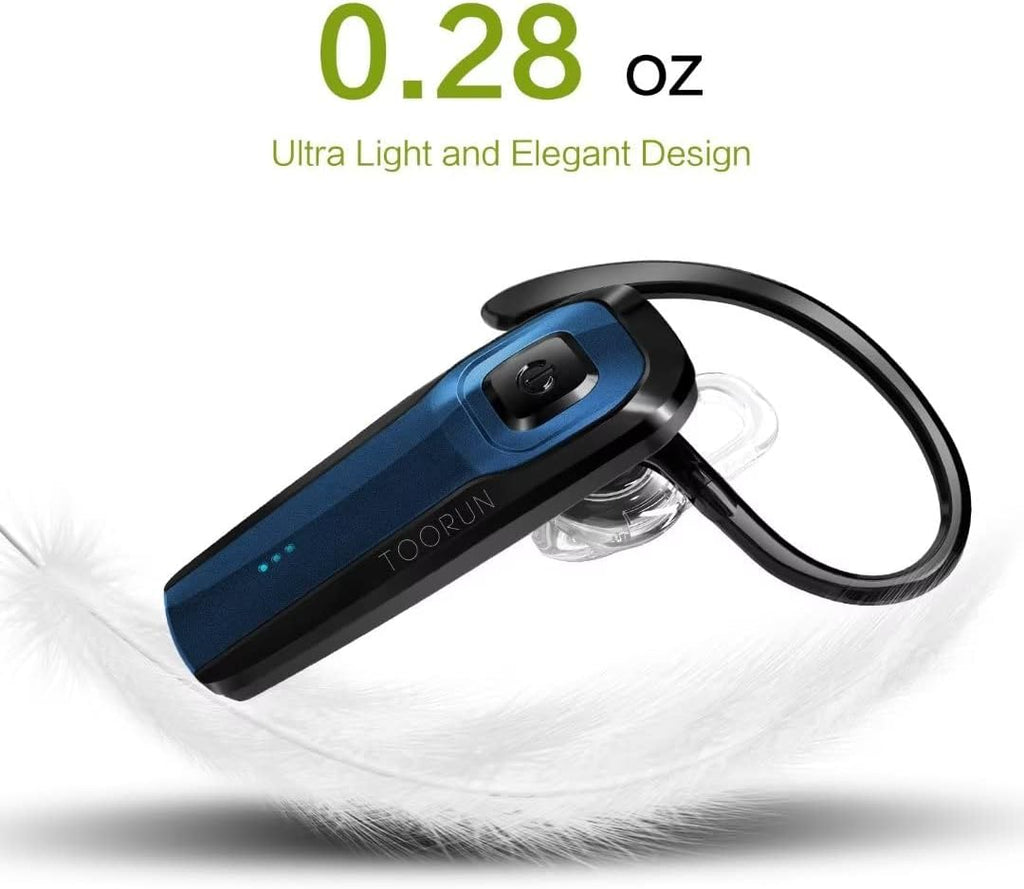 Blue Bluetooth Wireless Earpiece with Microphone P9620