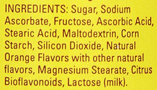 Vitamin C 500 mg Chewable Tablets Orange 60 ea Pack of 4 N854665