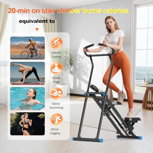Compact Vertical Stepping Exercise Equipment with LCD Monitor U21312