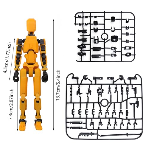 13 Action Figure 3D Printed Multi-Jointed Movable N651