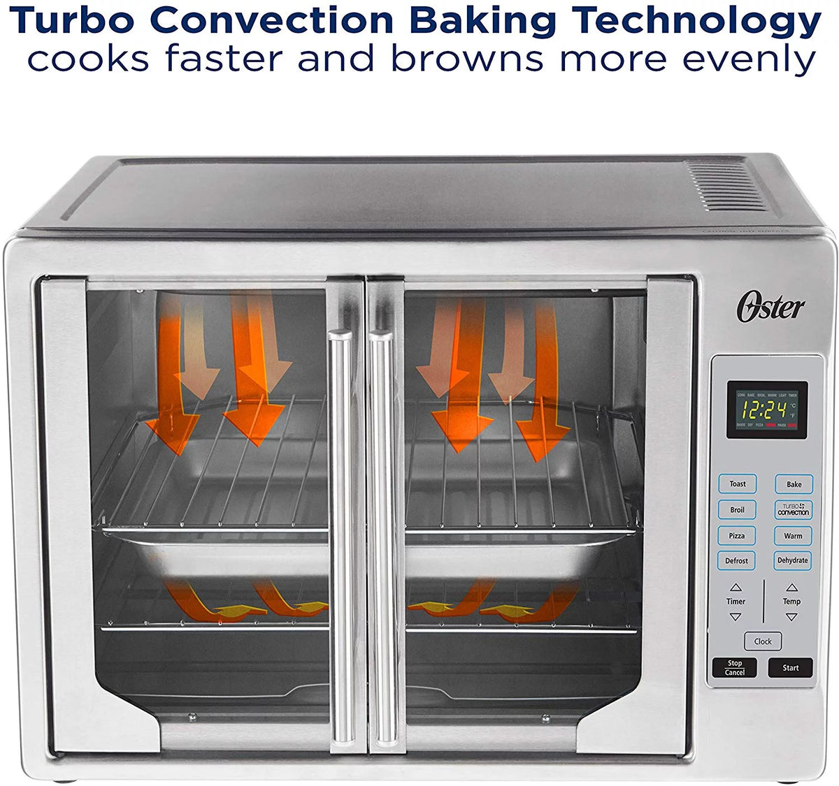 Stainless Steel 10-in-1 Countertop Toaster Oven F45094