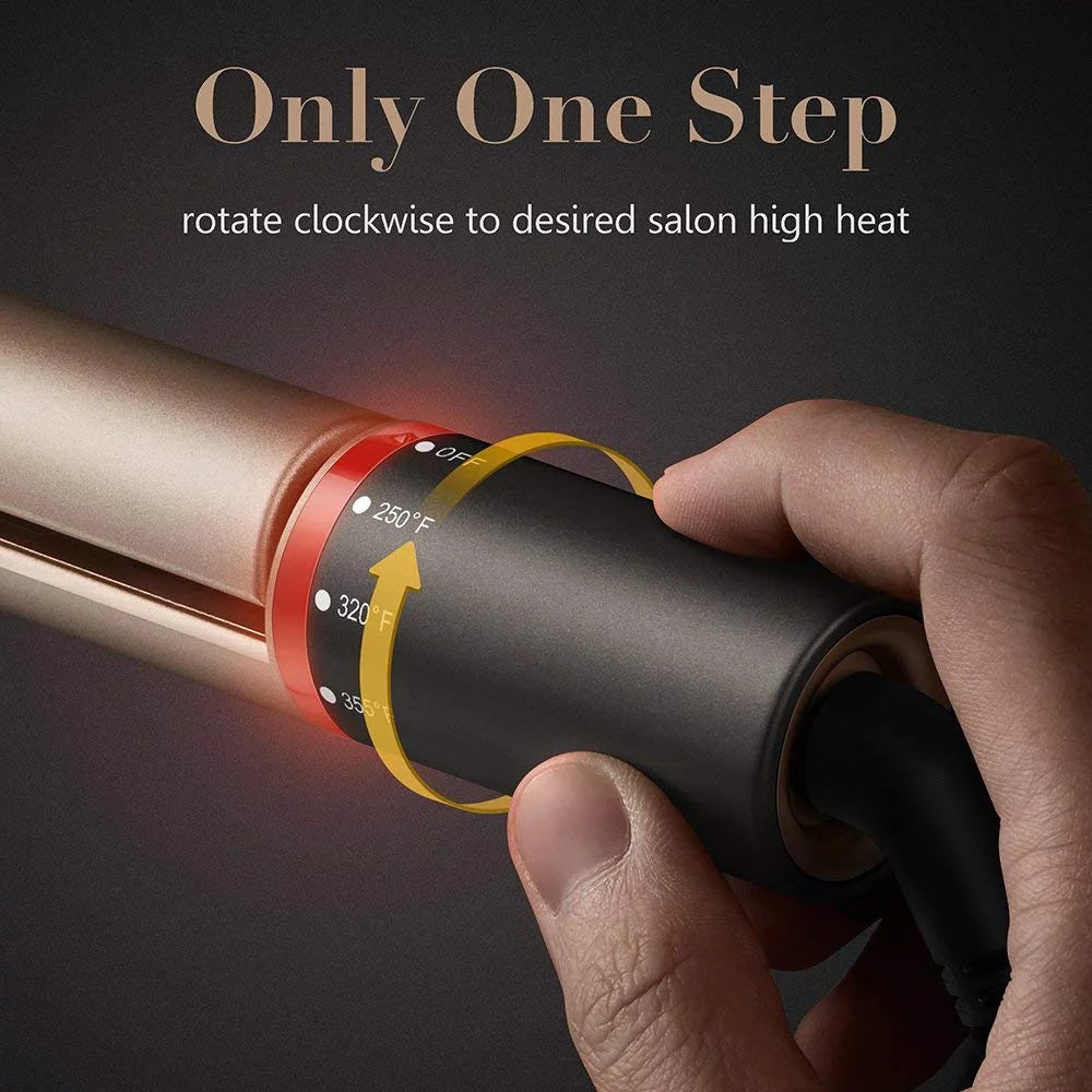 Professional Salon Quality Hair Straightener and Curler 2 in 1 Flat Iron I242706