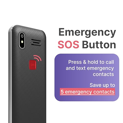 Large Button Cell Phone with 4GB High-Speed Data 6-Month Plan V548767