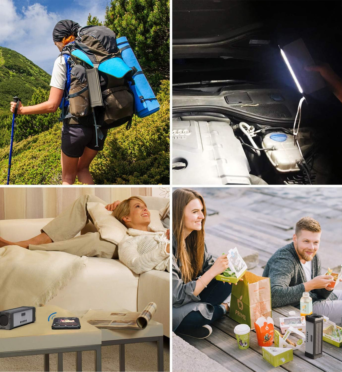 IPX7 Waterproof 20W Portable Bluetooth Speaker with 27 LEDs Y8687