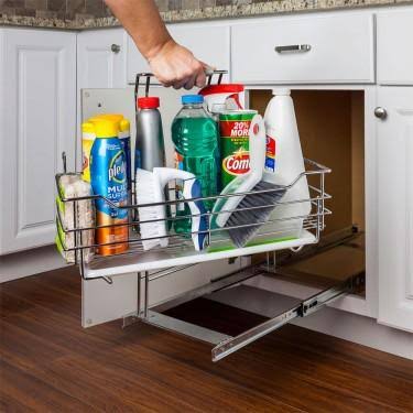 Cleaning Supply Caddy Pullout with Handle F537