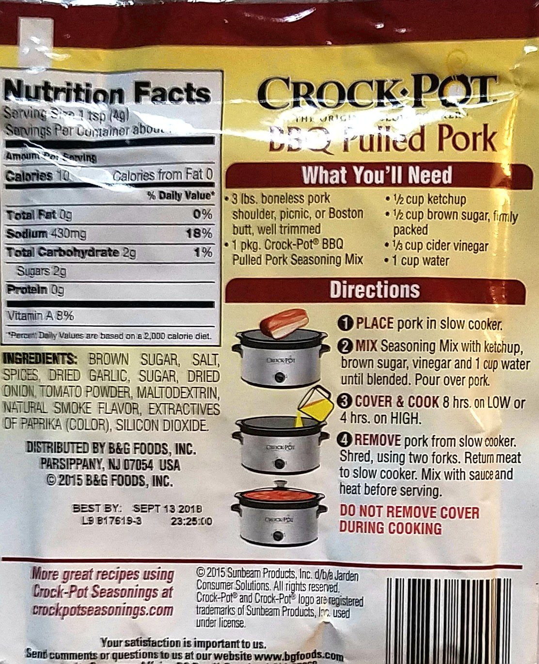 Variety Pack of 4 Slow Cooker Seasoning Mix T575