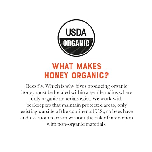 Organic Raw Unfiltered Honey - 32oz. Squeeze Bottle Y82930