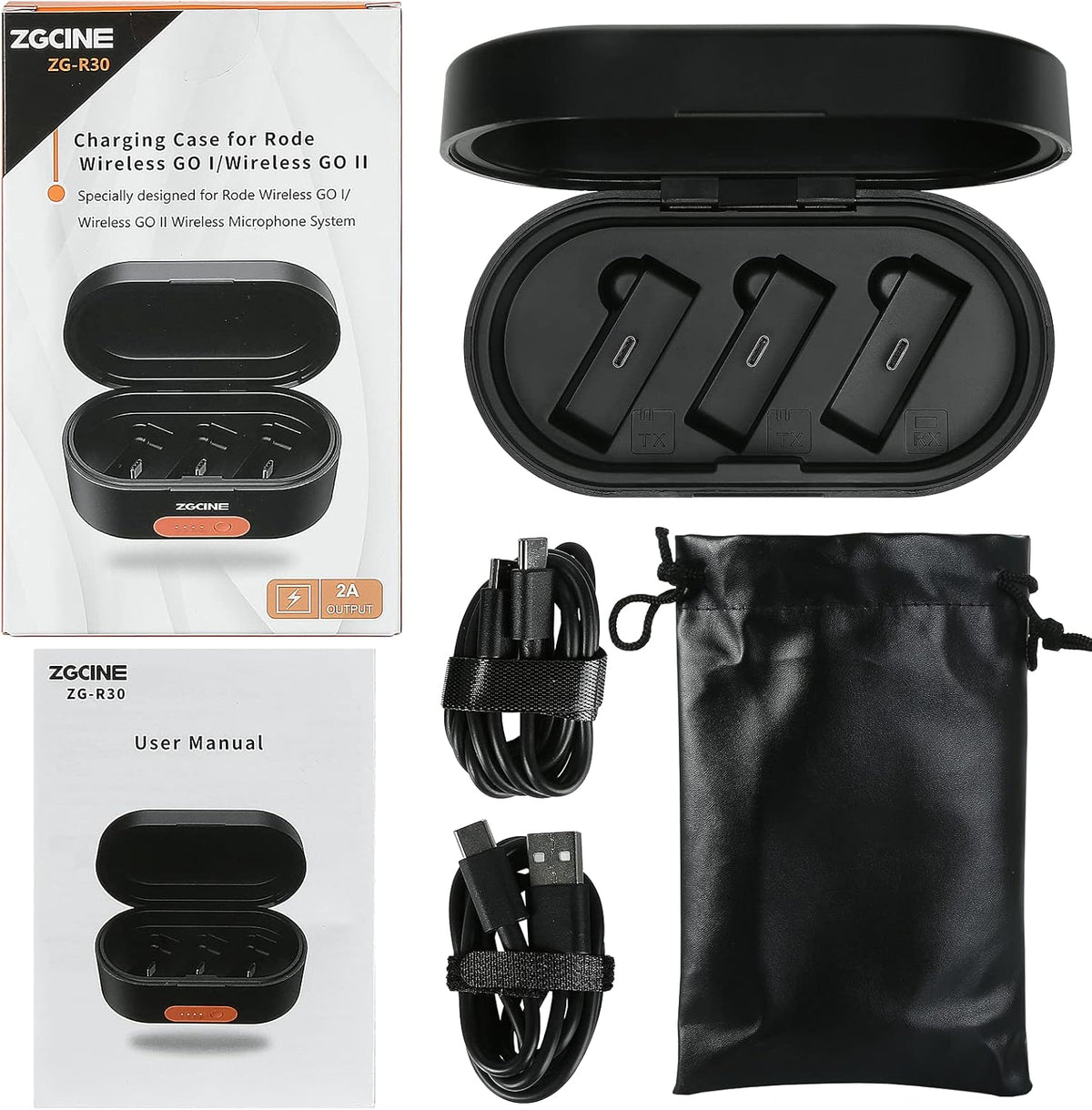 Wireless Charging Case with 3400mAh Built-in Battery H60074